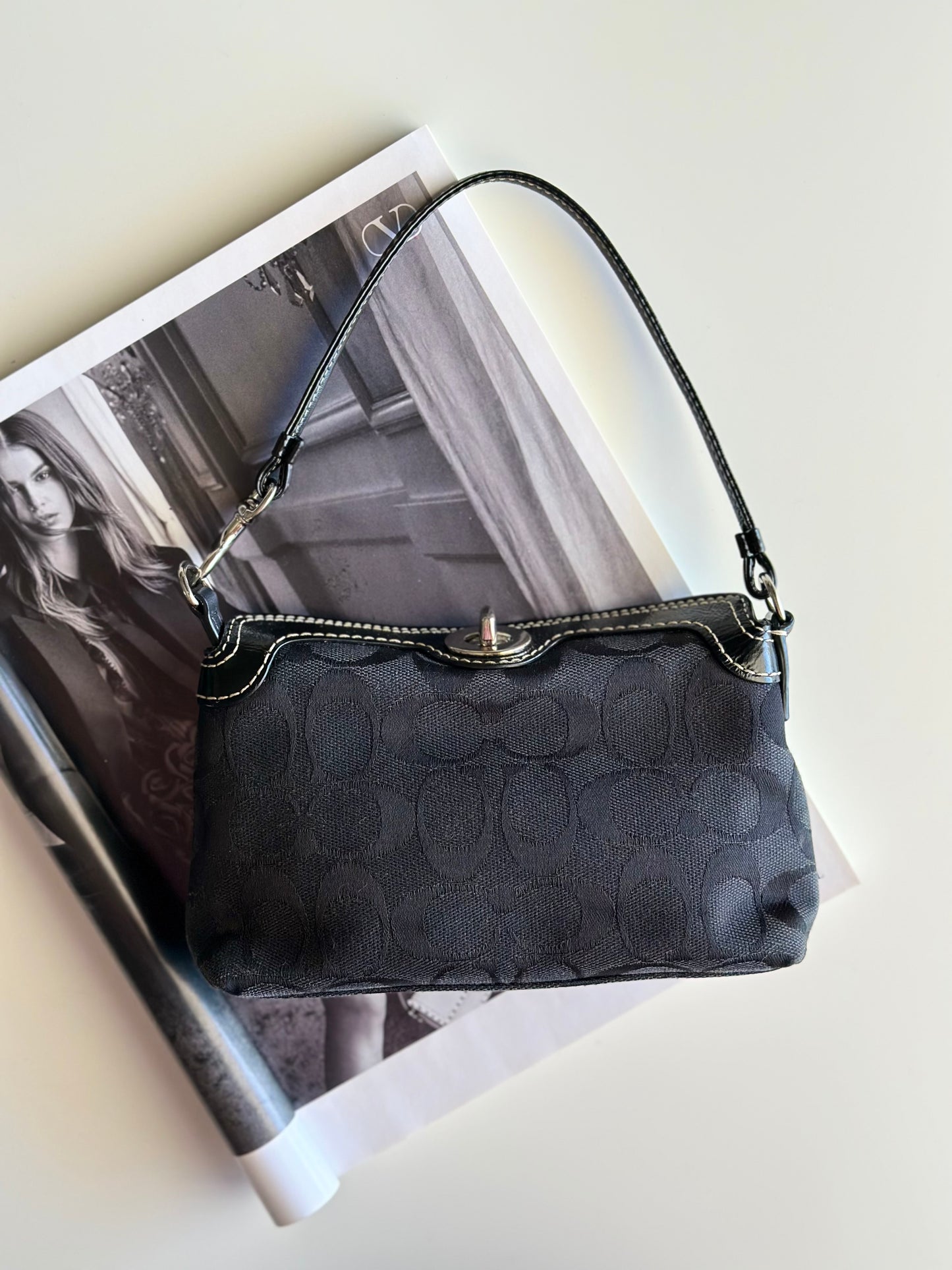 Timeless vintage authentic Coach mini bag