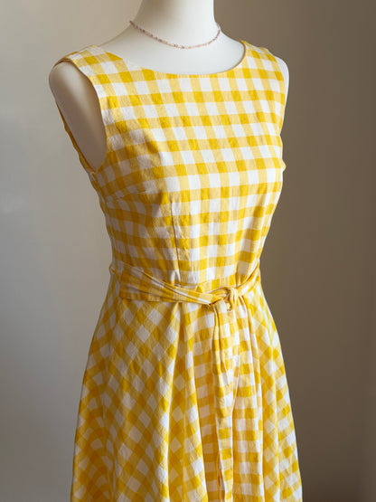 Vintage sleeveless cotton dress