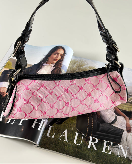 Charming vintage Ralph Lauren pink bag