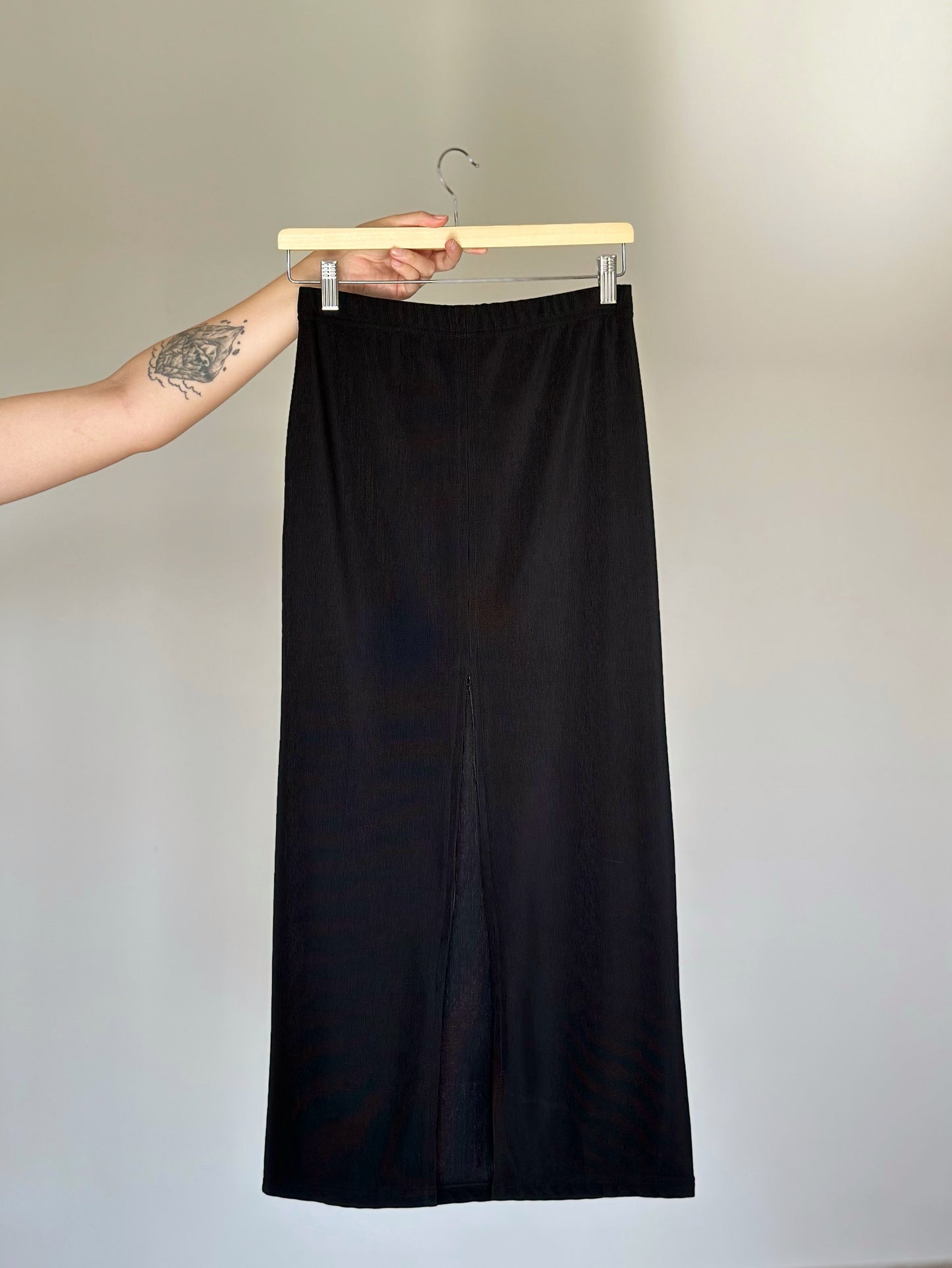 Vintage midi skirt with zipper