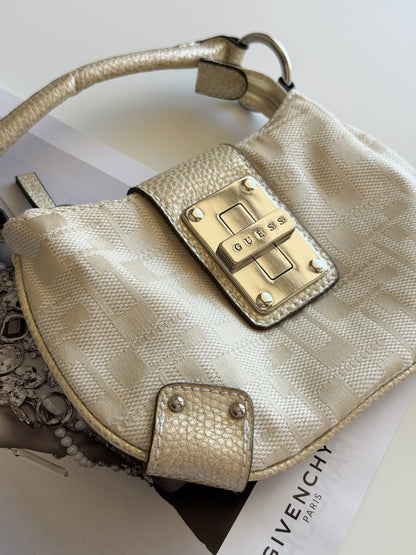 Vintage Guess mini cream bag