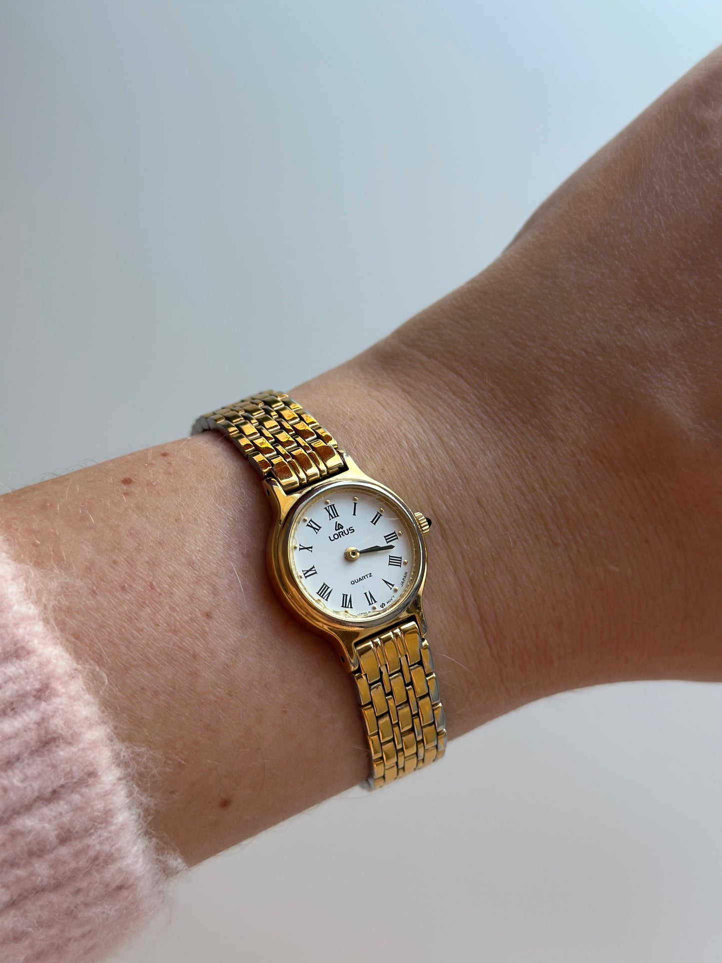 Beautiful vintage classic gold-tone watch Lorus