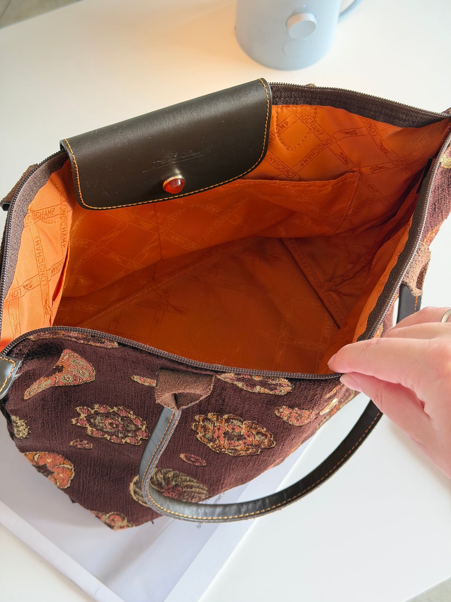 Charming authentic vintage Longchamp bag from the limited edition (2005)