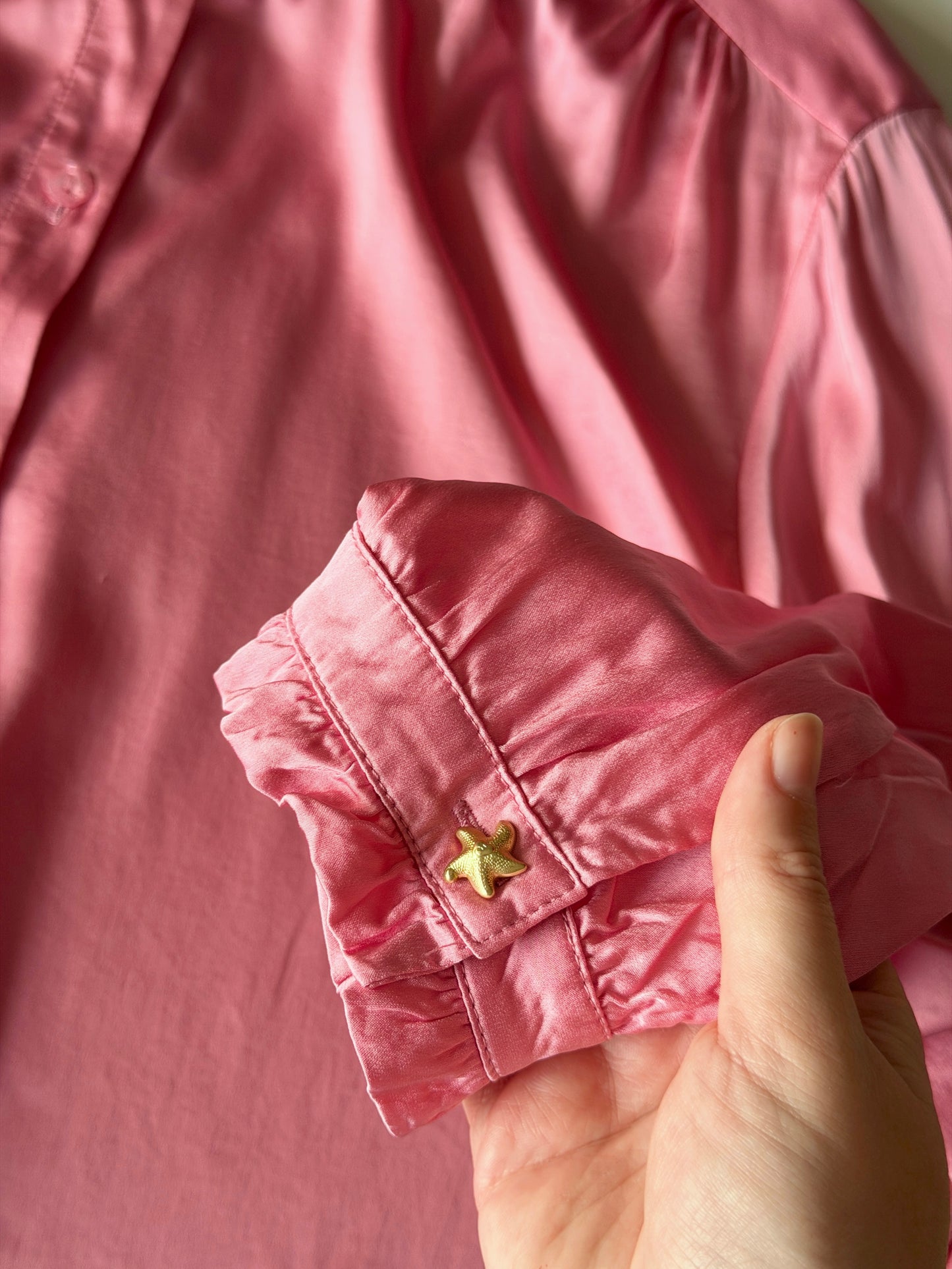 Charming pink blouse by Fabienne Chapot