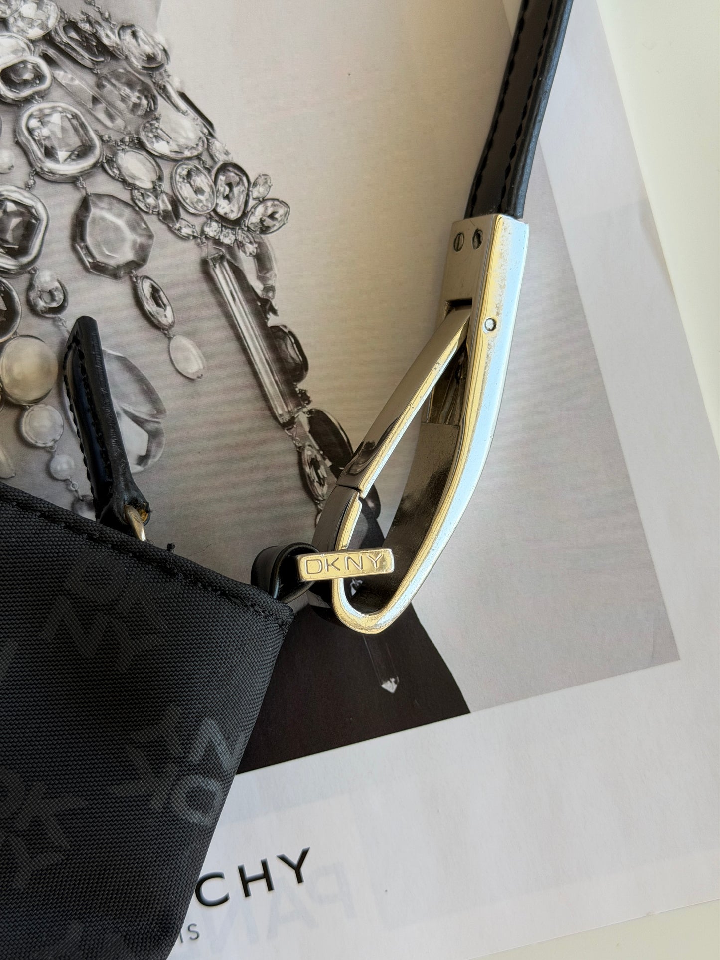 Vintage DKNY black minimal bag
