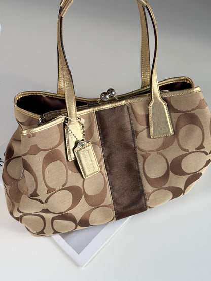 Vintage authentic Coach tote bag