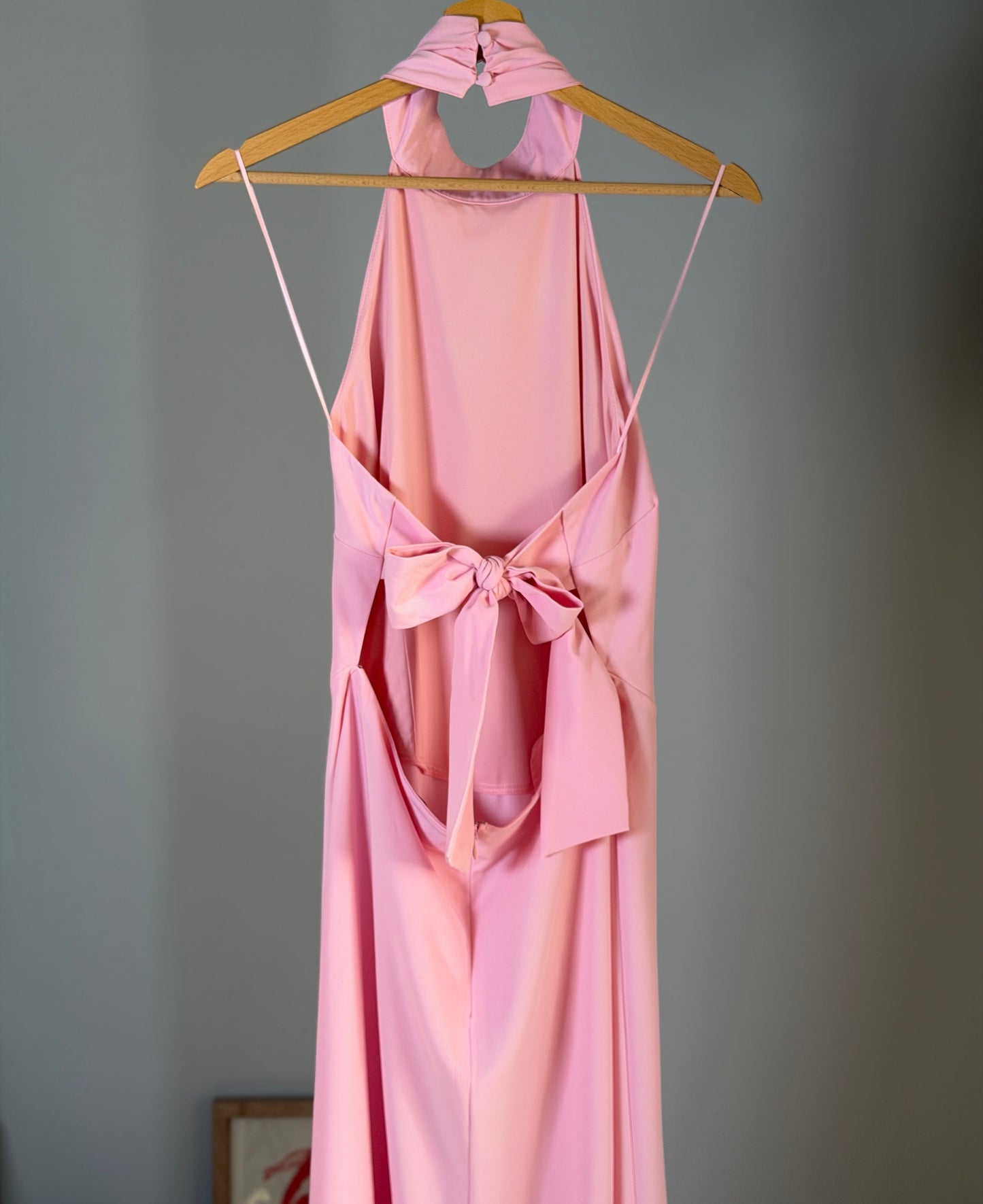 Romantic pink midi/maxi dress by Pretty Lavish