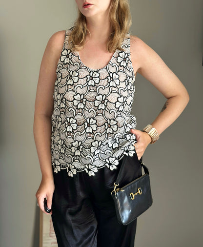 Stunning vintage authentic tank top from Emanuel Ungaro