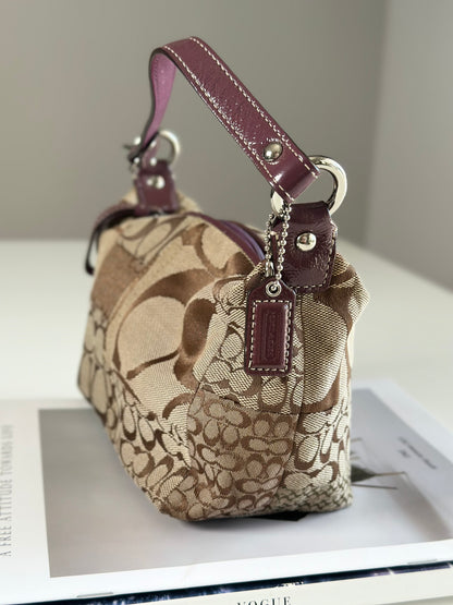 Authentic vintage Coach bag from the Signature Collection