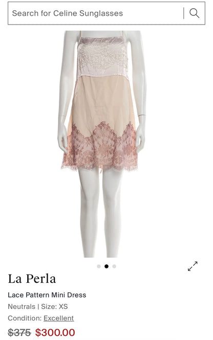 Vintage La Perla silk slip dress
