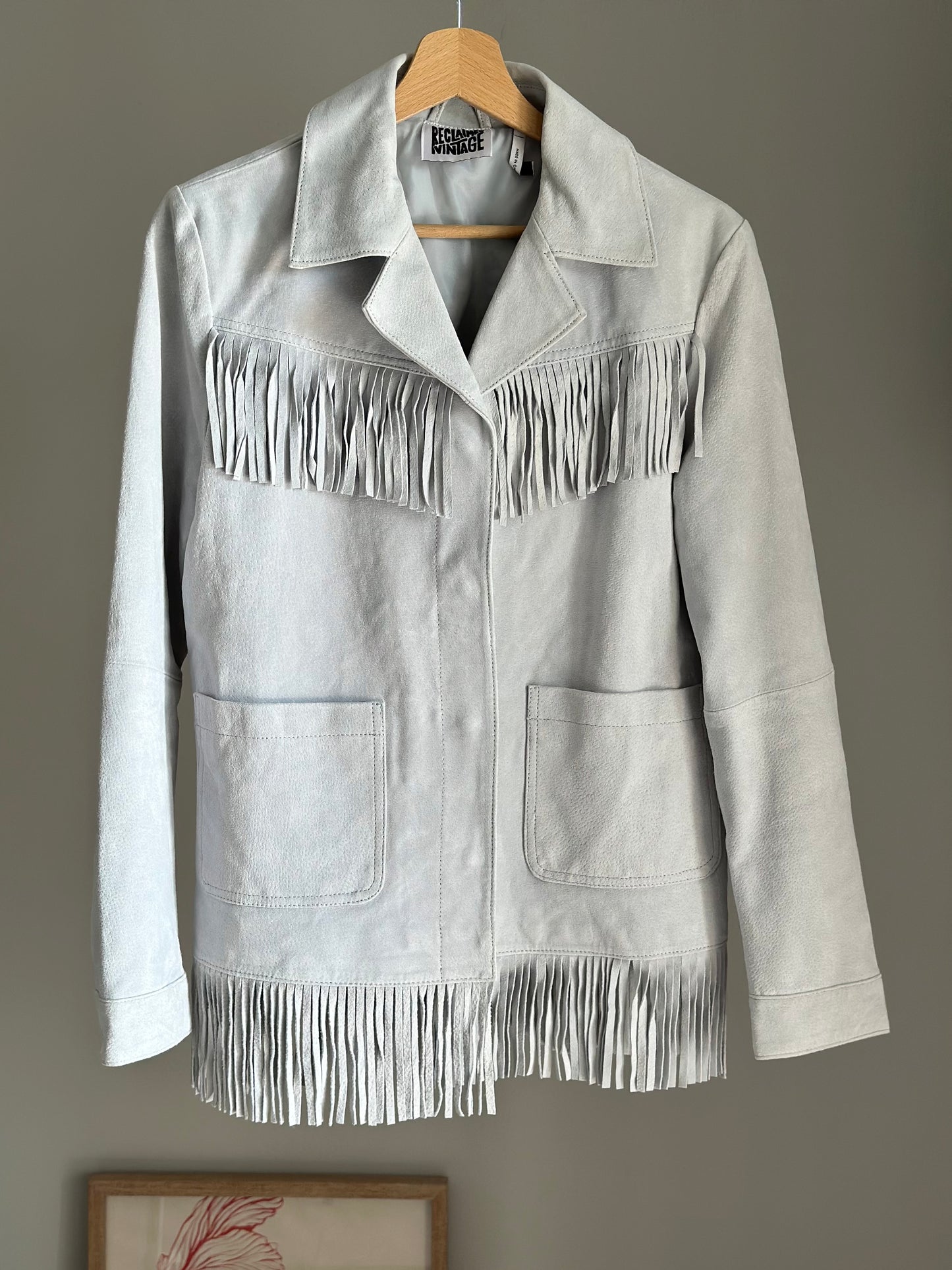 Limited Edition suede jacket with fringing by Reclaimed Vintage