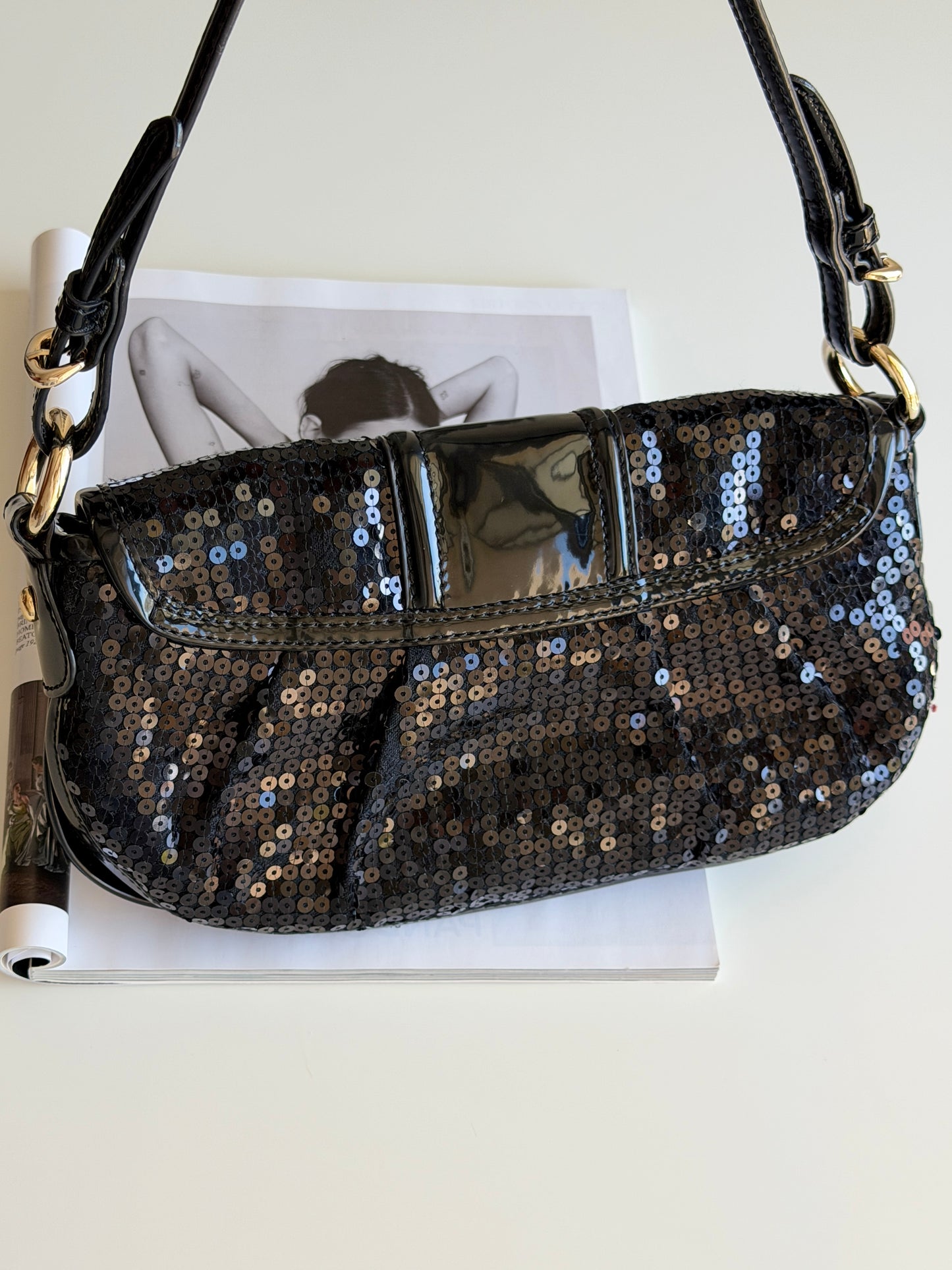 Rare vintage DKNY sequins bag