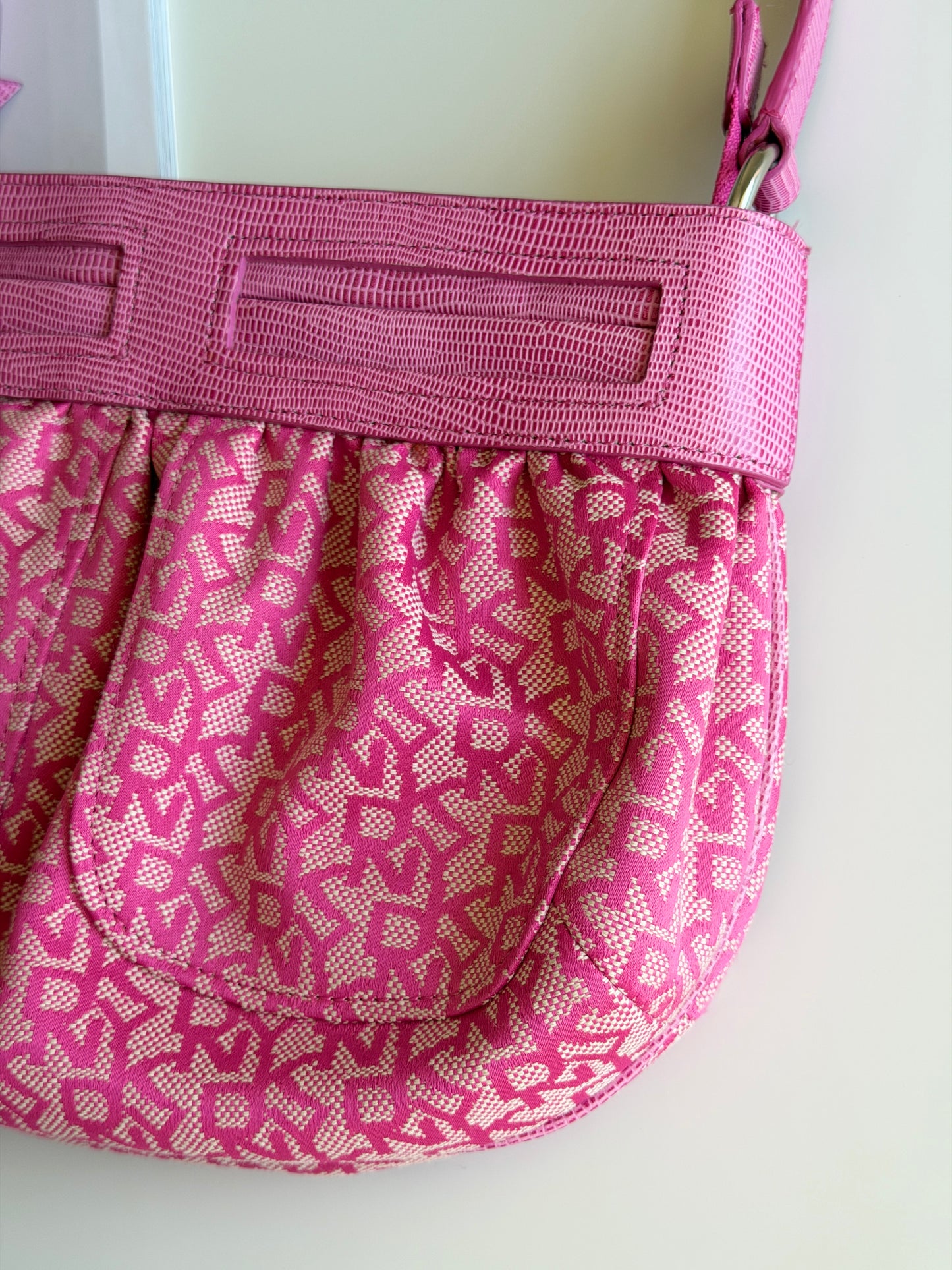 Vintage DKNY pink shoulder bag