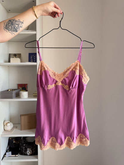 Vintage silk lace camisole