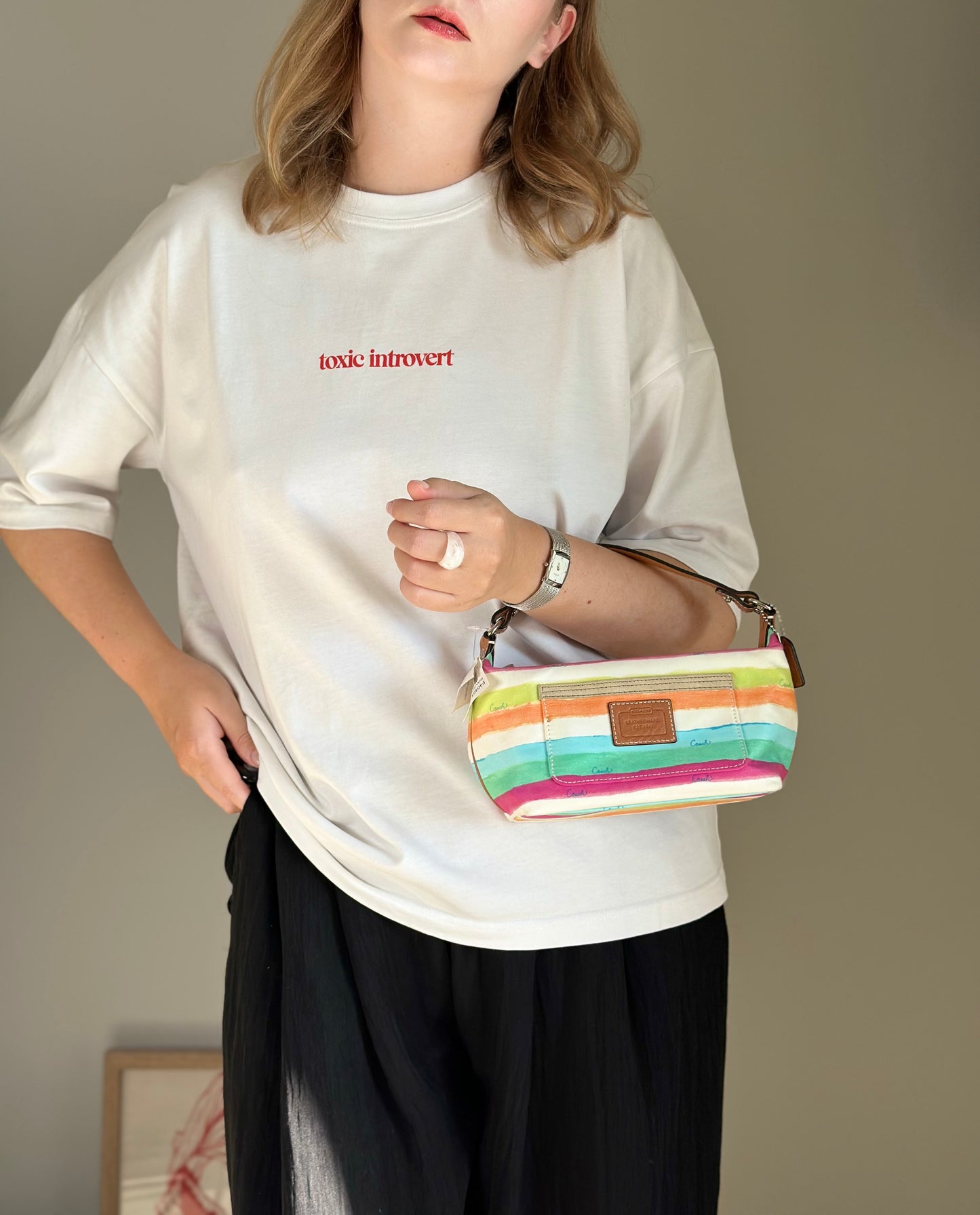 Charming vintage Coach mini bag