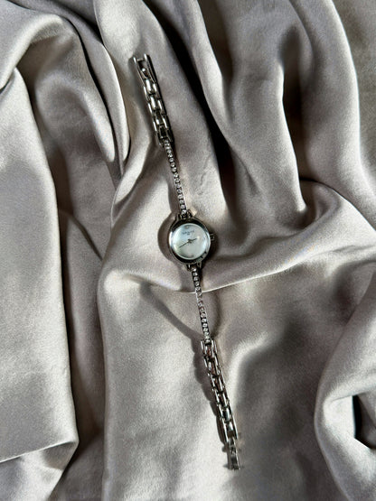 Delicate vintage watch with sparkling stones bracelet