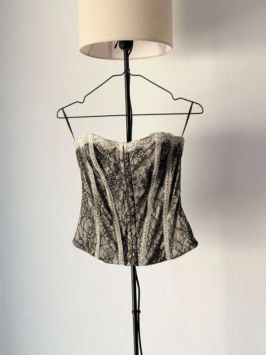 Vintage lace corset