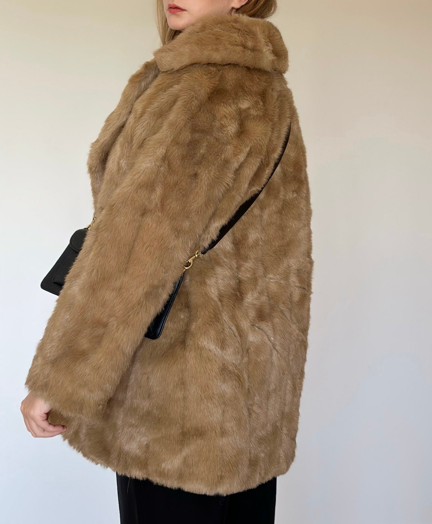 Charming vintage faux fur coat