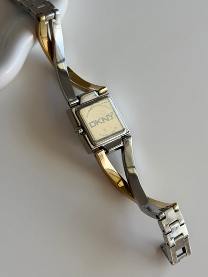 Simply beautiful DKNY watch with a two-tone design