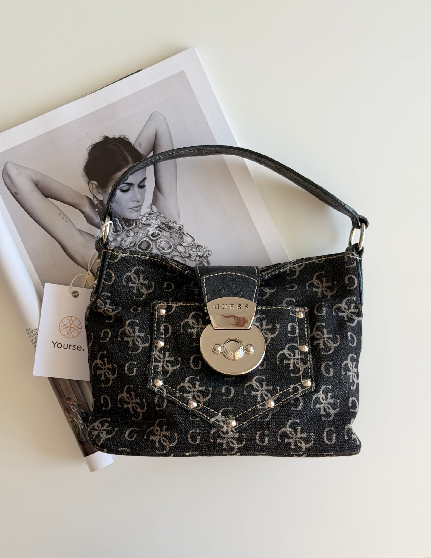 Vintage Guess monogram bag