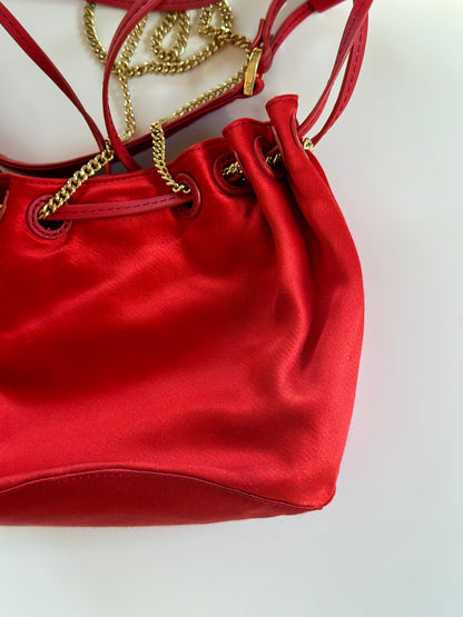 Satin mini bucket bag DIANE VON FURSTENBERG