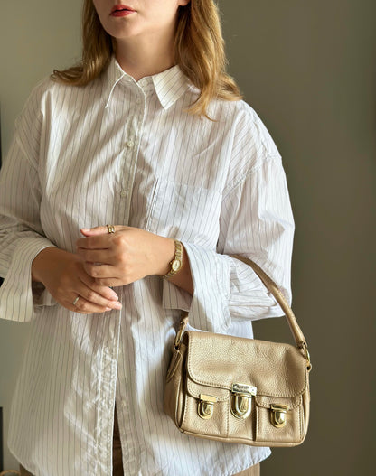 Chic mini leather bag from British designer Jasper Conran