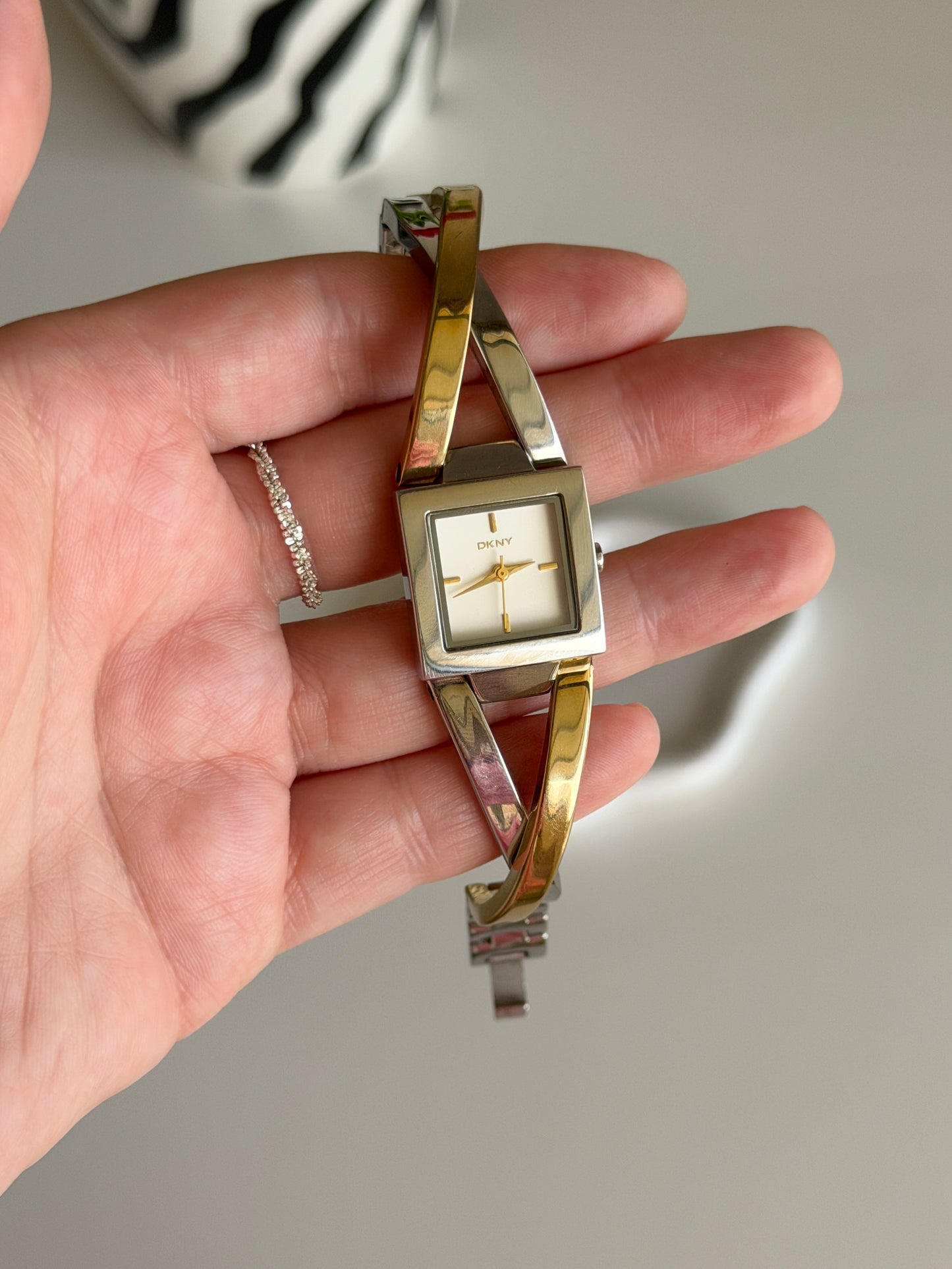 Simply beautiful DKNY watch with a two-tone design