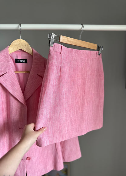 Lovely vintage two-piece pink suit