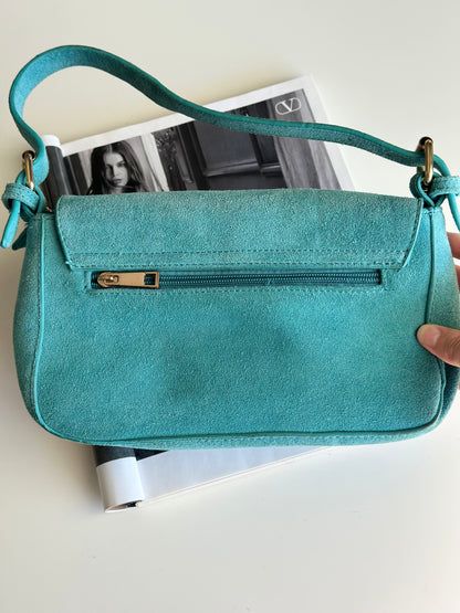 Lovely vintage suede shoulder bag