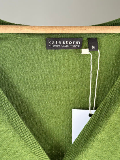 Beautiful green cashmere cardigan