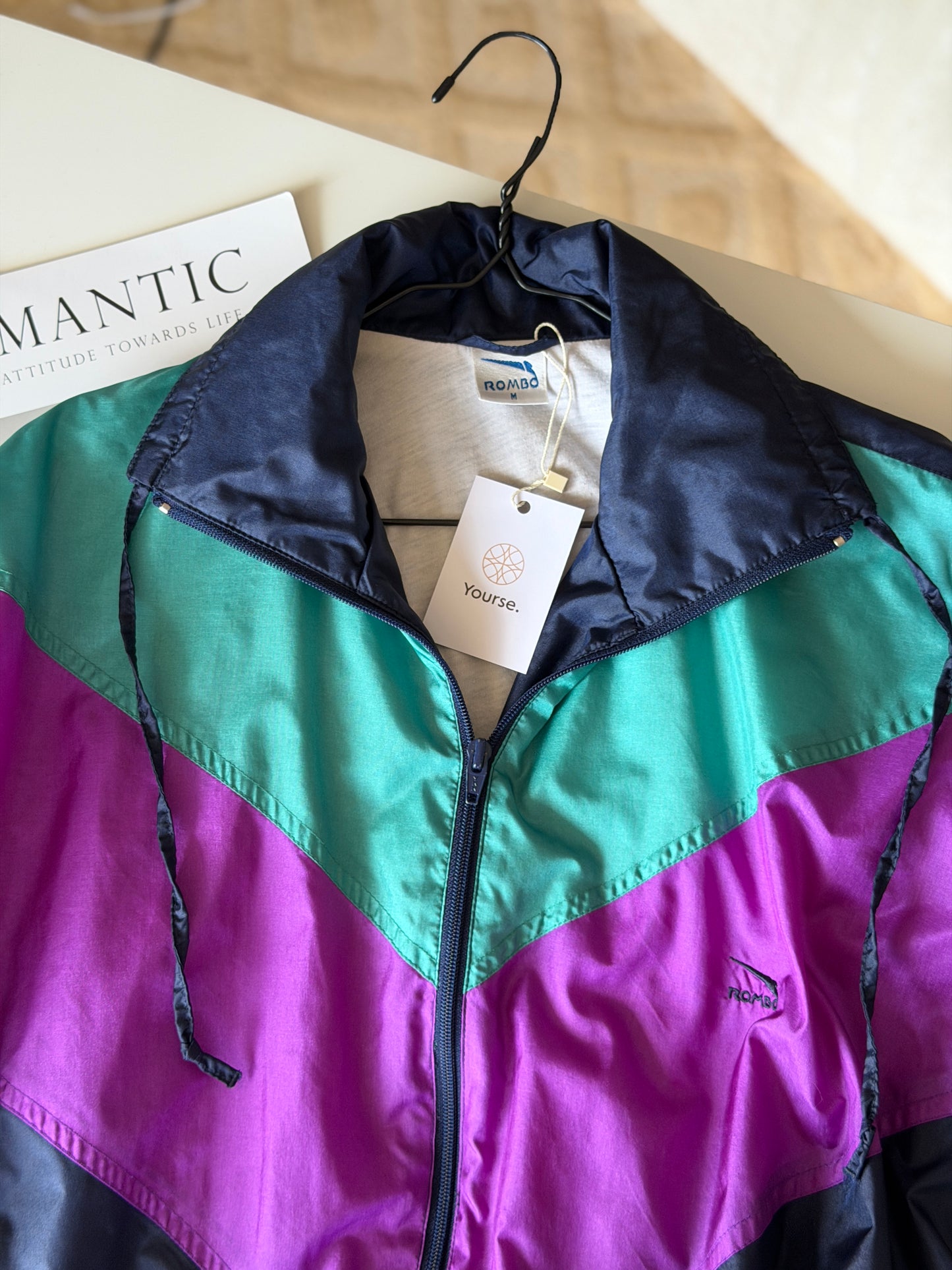 Vintage colour-block windbreaker Rombo