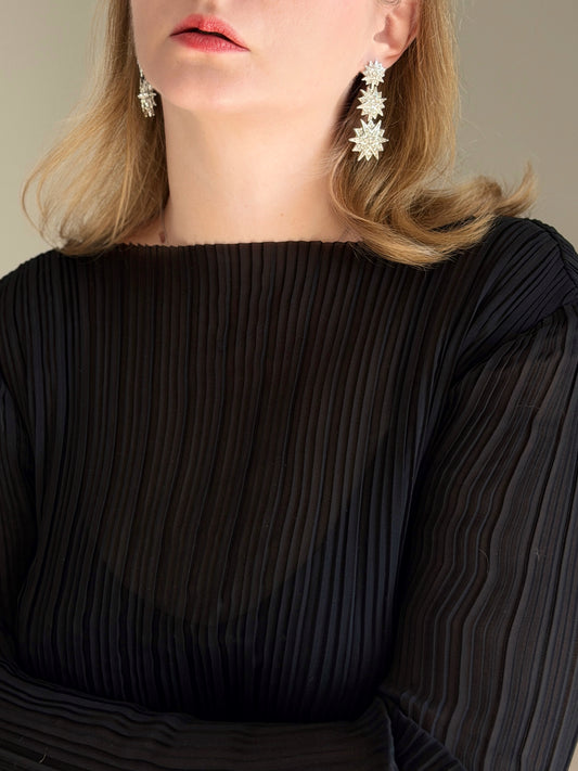 Dazzling vintage earrings