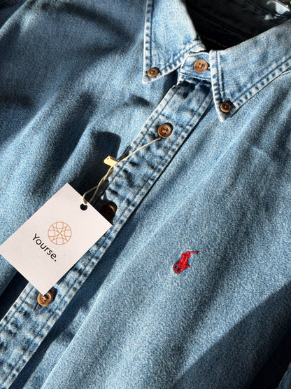 Classic vintage denim shirt by Polo Ralph Lauren