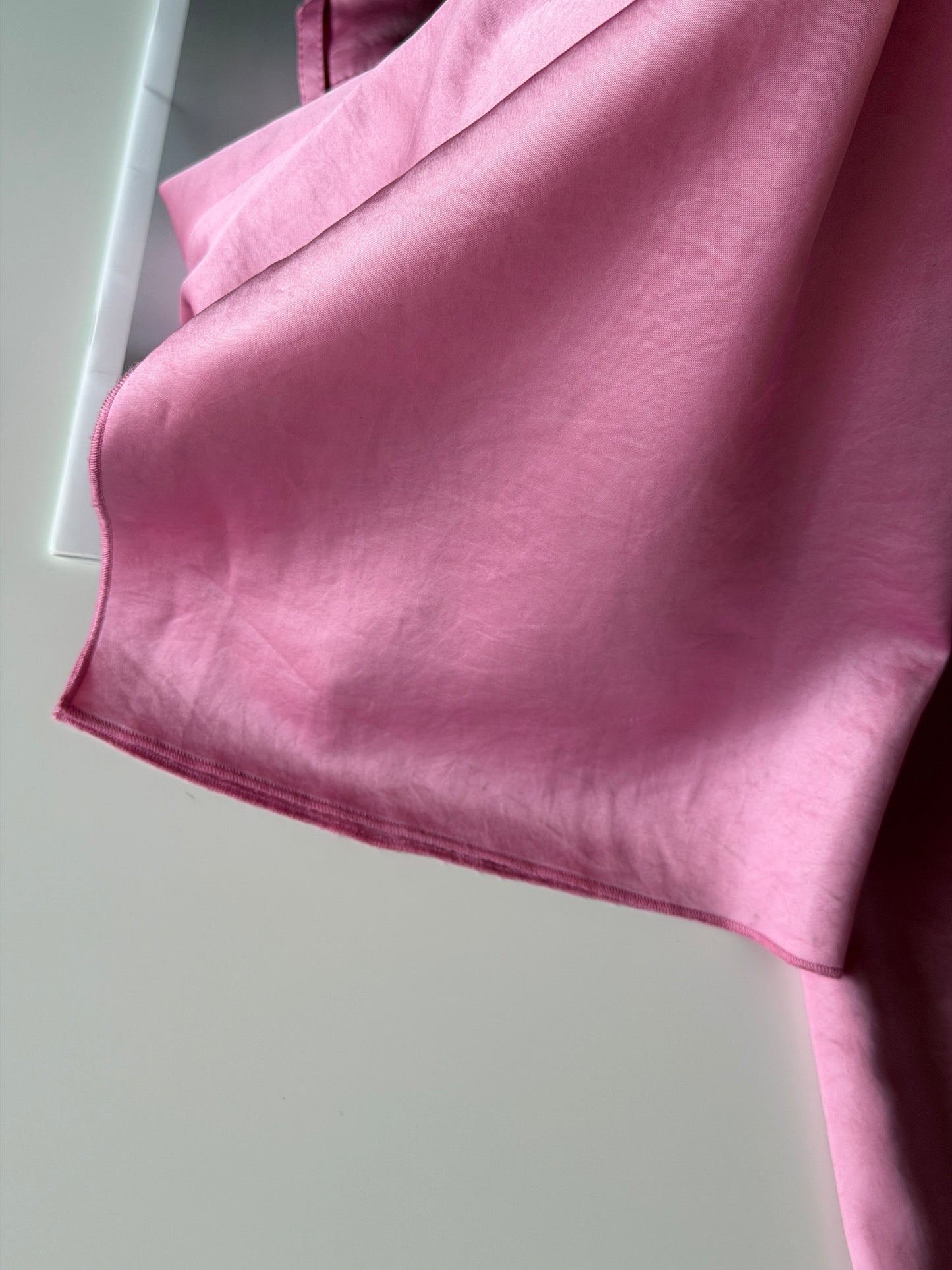 Pink satin trousers Nanushka