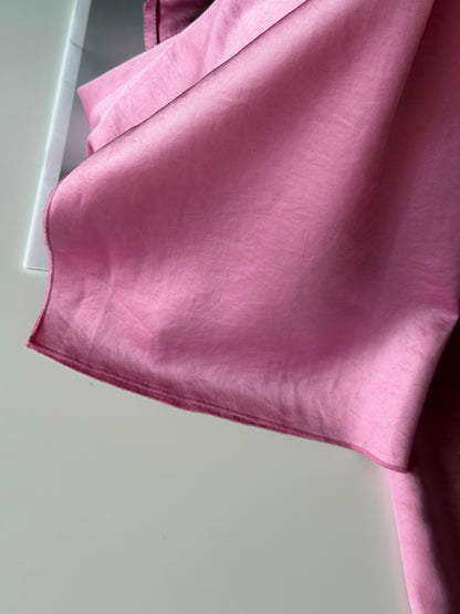 Pink satin trousers Nanushka