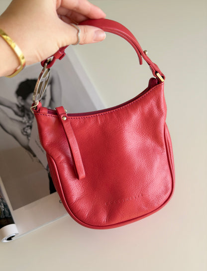 Vintage Coccinelle red leather bag