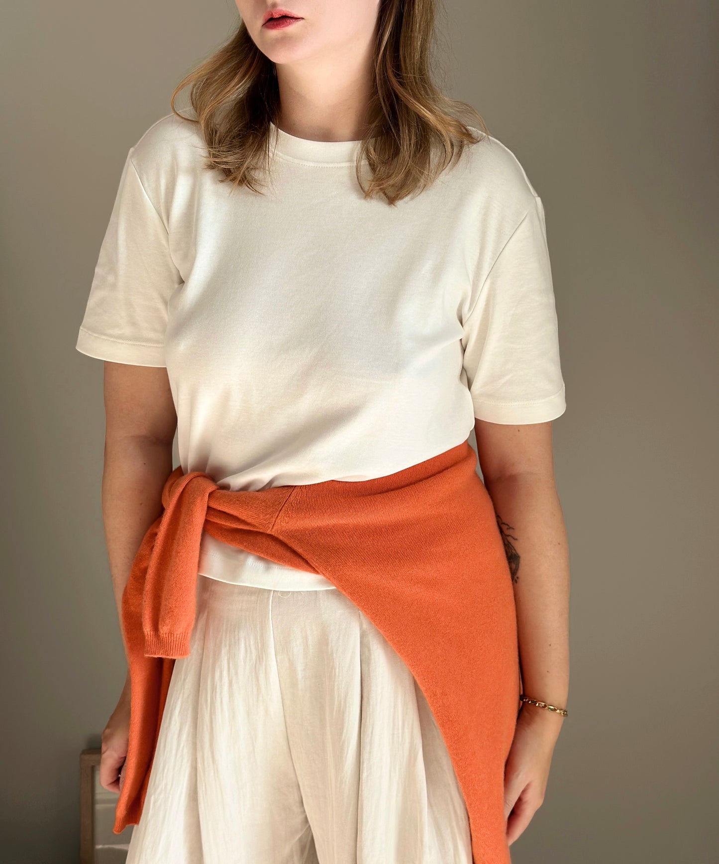 Vintage 100% cashmere orange sweater