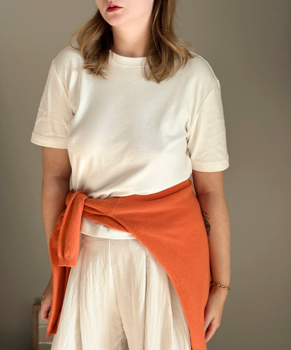 Vintage 100% cashmere orange sweater