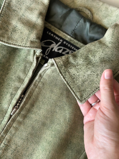 Amazing vintage distressed leather jacket