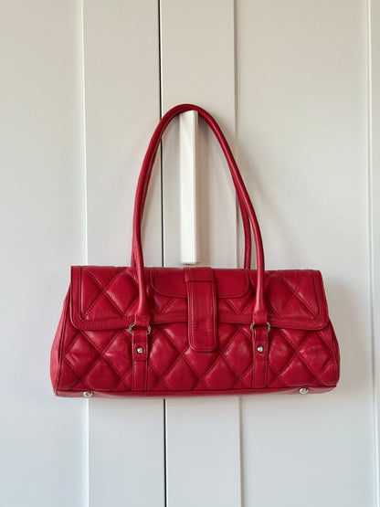 Vintage leather red bag DENTS