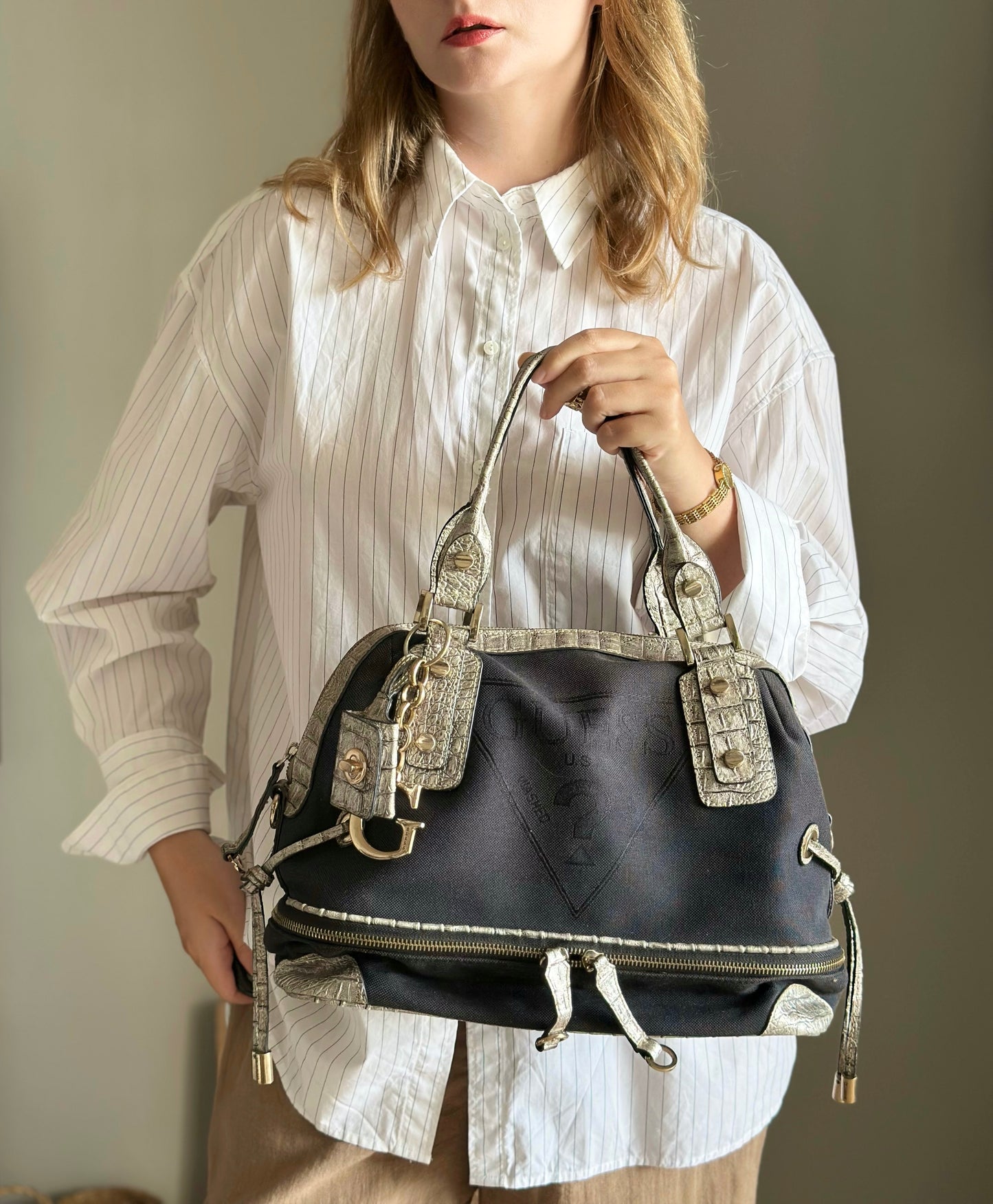 Vintage Guess satchel bag from 2000s