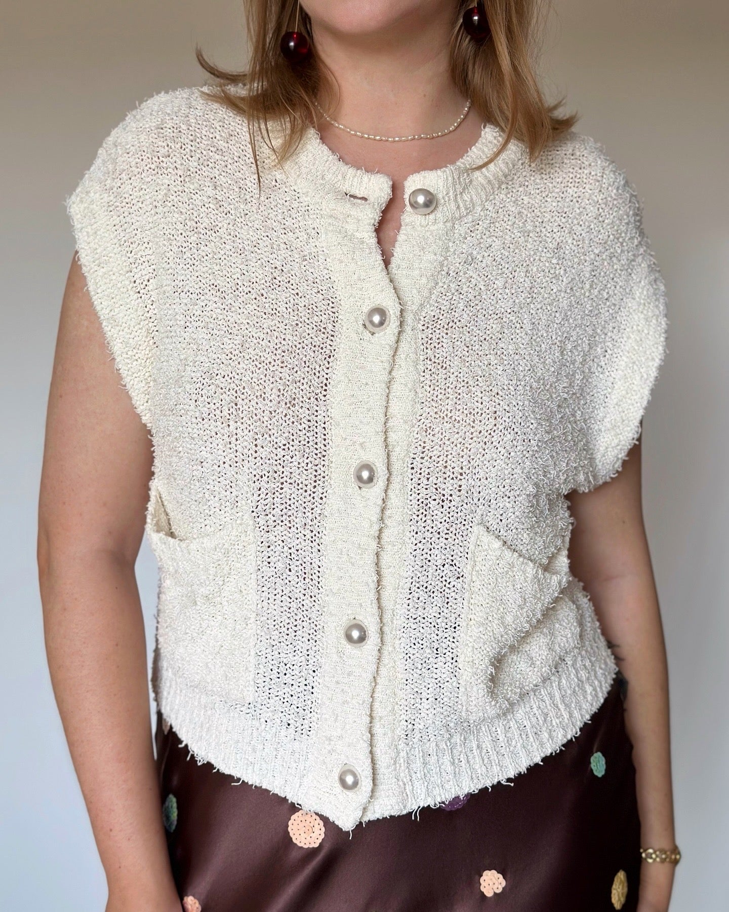 Knitted top/vest