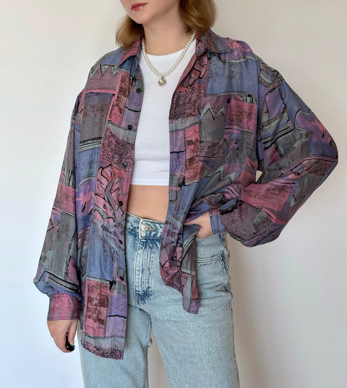 Vintage silk shirt