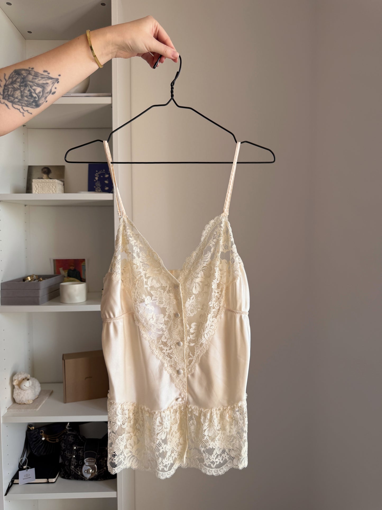 Vintage delicate lace camisole