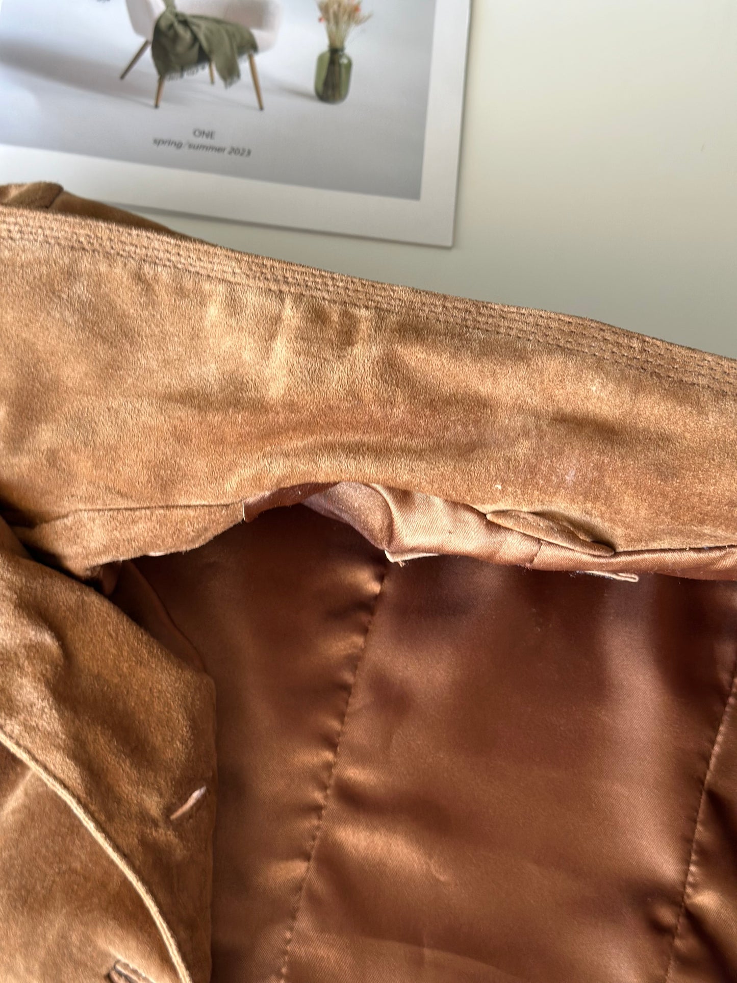 Beautiful vintage soft suede blazer