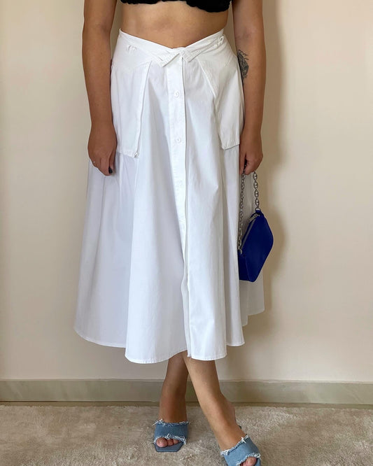 Vintage white midi skirt from Mexx
