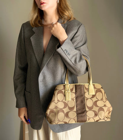 Vintage authentic Coach tote bag