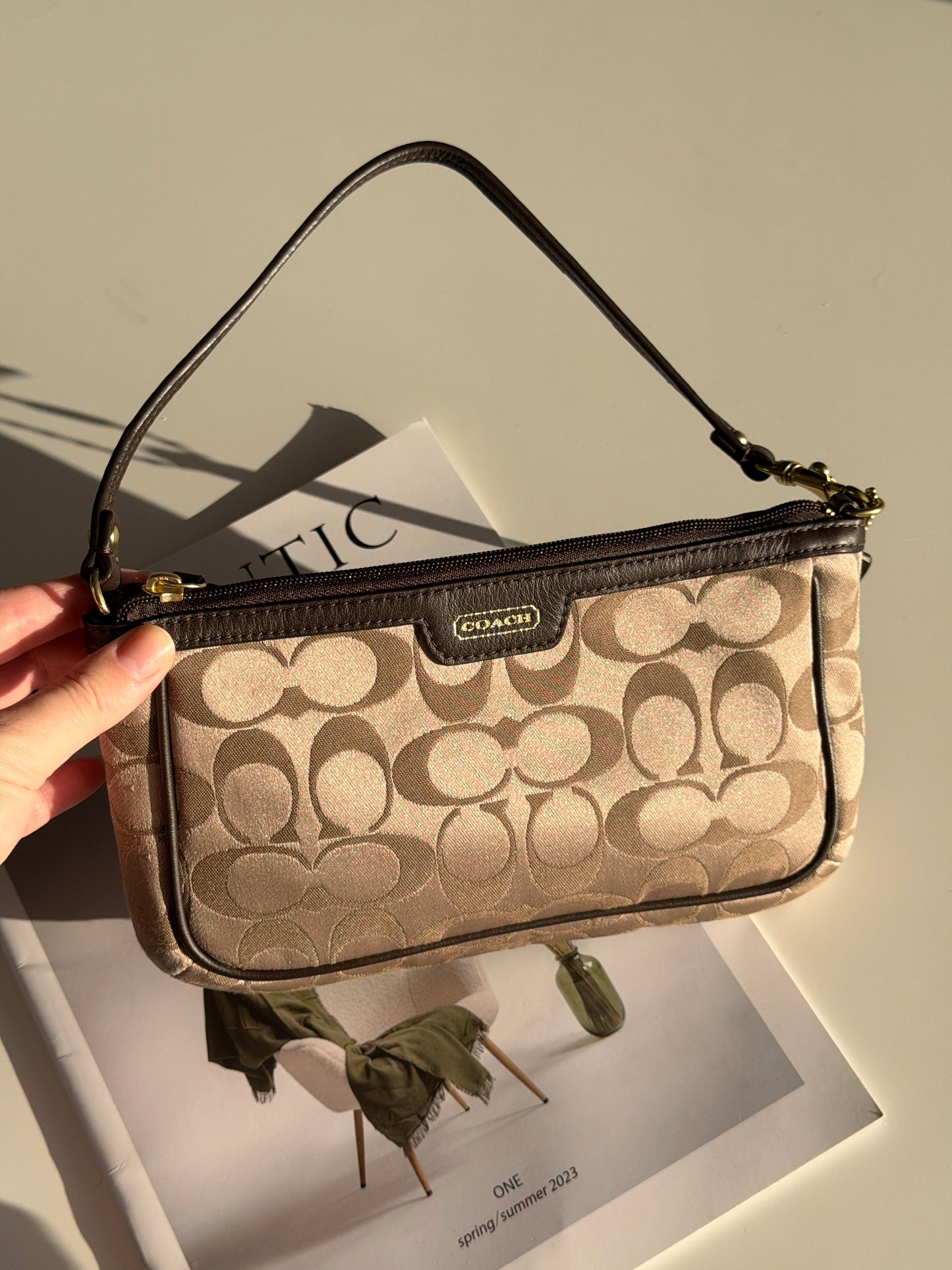 Stunning authentic vintage Coach mini bag