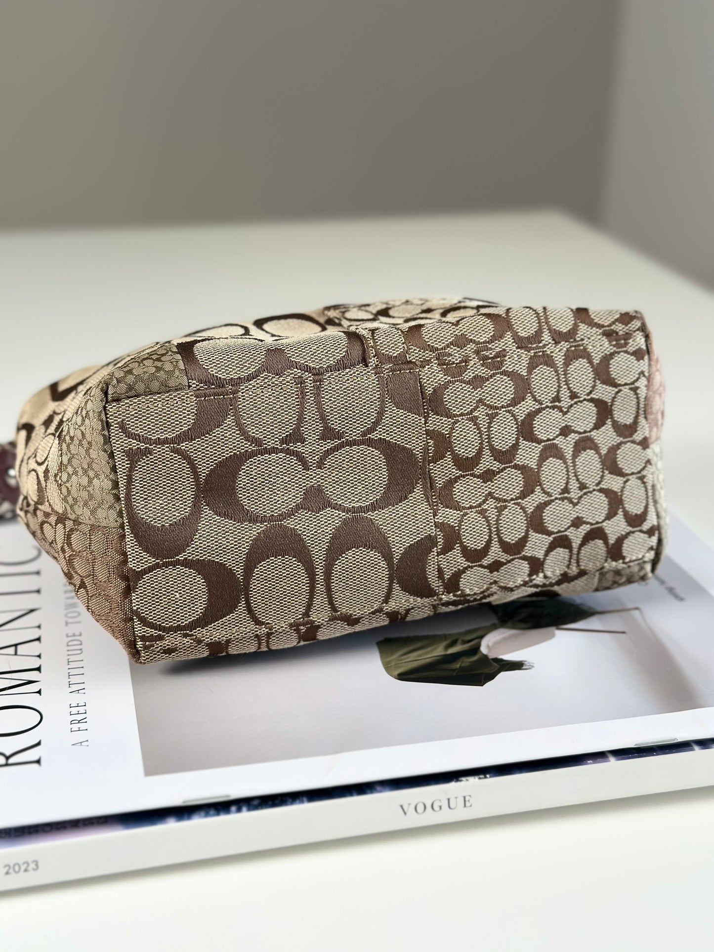 Authentic vintage Coach bag from the Signature Collection