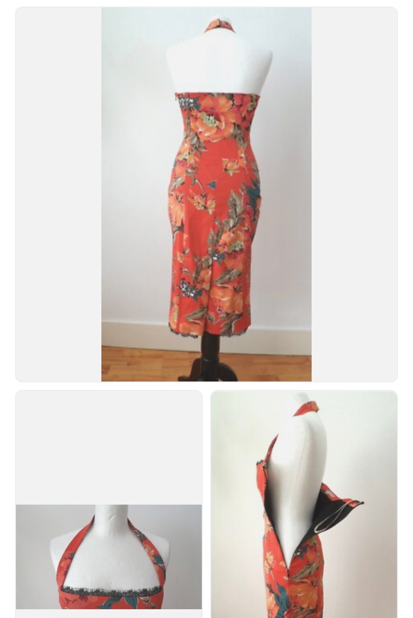 Vintage Karen Millen floral dress